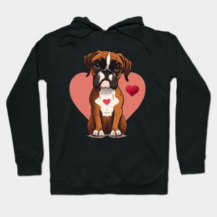 Boxer valentine's day Hoodie